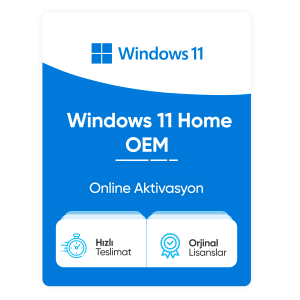 Windows 11 Home OEM – Online Aktivasyon